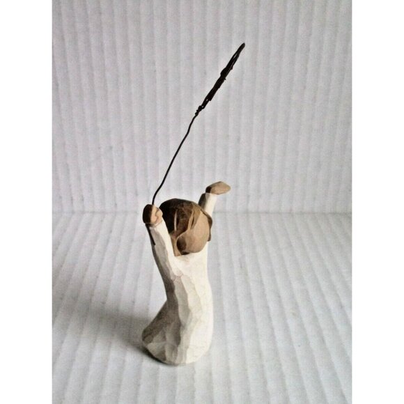 *Willow Tree 'Birthday Girl' Figurine Beige Tan Statue Sculpture - Picture 6 of 7